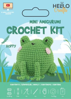 The Knitty Critters Mini Amigurumi Haakpakket - Hoppy