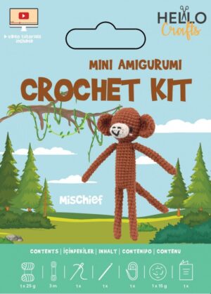 The Knitty Critters Mini Amigurumi Haakpakket - Mischief