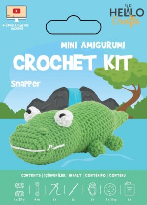 The Knitty Critters Mini Amigurumi Haakpakket - Snapper