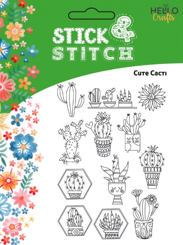 Stick and Stitch - Cute Cacti