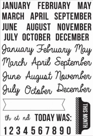 Clear Stamps - Kaisercraft - CS157