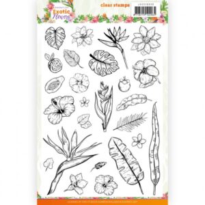 Clear Stamps - Jeanine's Art - Exotic Flowers - JACS10038