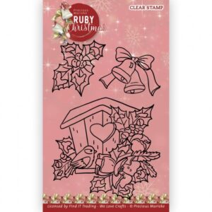 Clear Stamps - Precious Marieke - Ruby Christmas: Ruby Birdhouse - PMCS10054