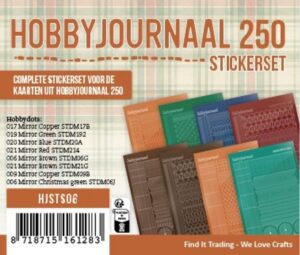 Hobbyjournaal 250 Stickerset