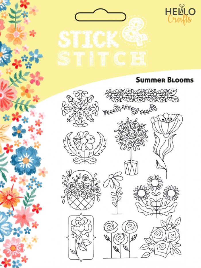 Stick and Stitch - Summer Blooms