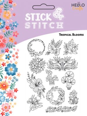 Stick and Stitch - Tropical Blooms