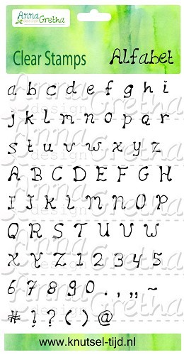 Clear Stamps - Anna Gretha Design - Alfabet - 2210166