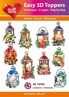 Easy 3D Toppers - Lantern + Animals - HC10794