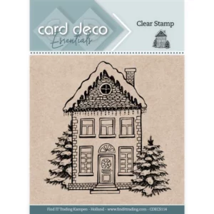 Clear Stamps - Card Deco Essentials - Christmas House - CDECS114