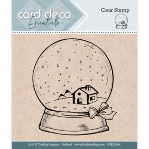 Clear Stamps - Card Deco Essentials - Globe - CDECS064