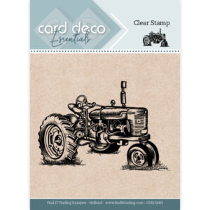 Clear Stamps - Card Deco Essentials - Tractor - CDECS083