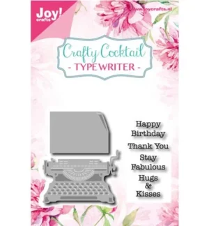 Clear Stamps - Joy! Crafts - Crafty Cocktail: Typewriter - 6004/0011