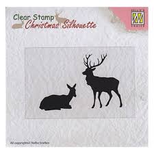Clear Stamps - Nellie Snellen - Christmas silhouette - CSIL001