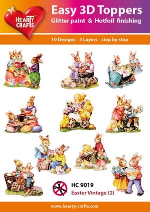 Easy 3D Toppers - Easter Vintage (2) - HC9019