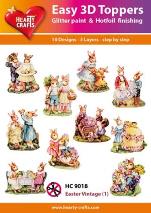 Easy 3D Toppers - Easter Vintage (1) - HC9018