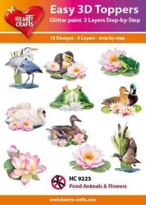 Easy 3D Toppers - Pond Animals & Flowers - HC9223