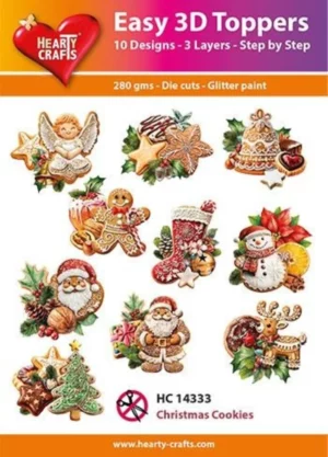 Easy 3D Toppers - Christmas Cookies - HC14333