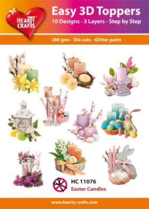 Easy 3D Toppers - Easter Candles - HC11076