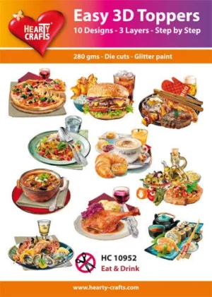 Easy 3D Toppers - Eat & Drink - HC10952