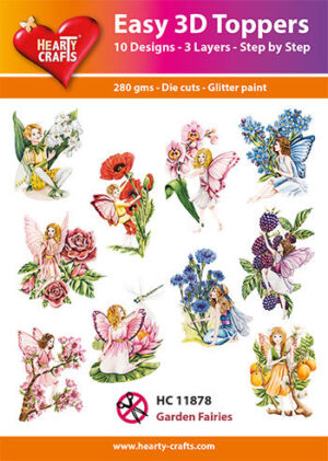 Easy 3D Toppers - Garden Fairies - HC11878