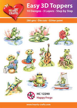 Easy 3D Toppers - Happy Frogs - HC12290