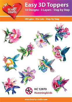 Easy 3D Toppers - Hummingbirds - HC12970