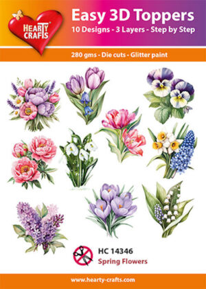 Easy 3D Toppers - Spring Flowers - HC14346