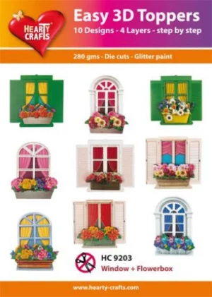 Easy 3D Toppers - Window + Flowerbox - HC9203