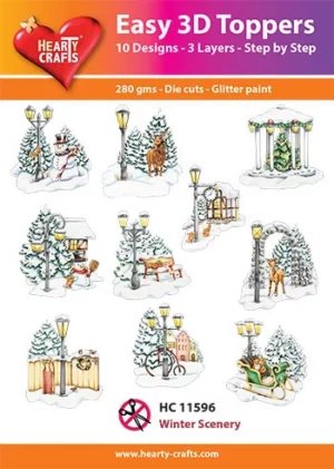 Easy 3D Toppers - Winter Scenery - HC11596