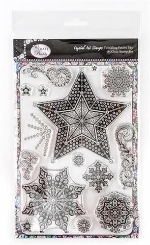 Clear Stamps - Craft Buddy - Crystal Art: Twinkling Festive Sky - CCST8