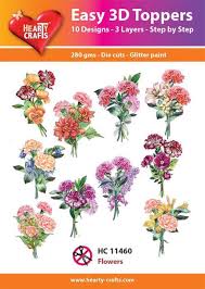 Easy 3D Toppers - Flowers - HC11460