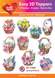 Easy 3D Toppers - Spring baskets - HC11698