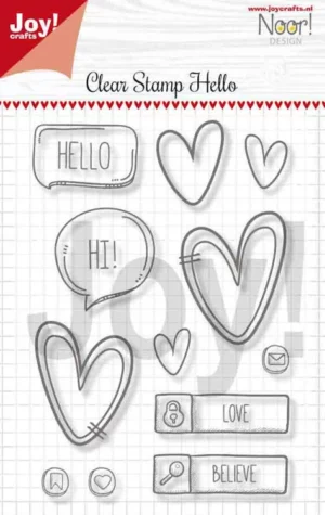 Clear Stamps - Joy! Crafts - Hello - 6410/0497