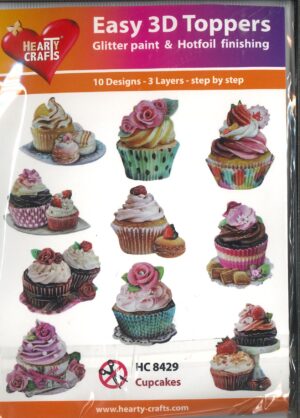 Easy 3D Toppers - Cupcakes - HC8429