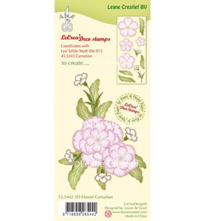 Clear Stamps - Leane Creatief - Flower Carnation - 55.5442