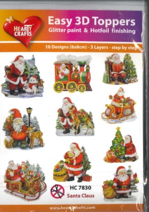 Easy 3D Toppers - Santa Claus - HC7830