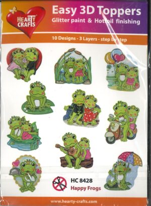Easy 3D Toppers - Happy Frogs - HC8428