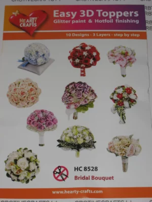 Easy 3D Toppers - Bridal Bouquet - HC8528