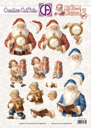 Push-out sheet - 3D - Creative Cut Outs - All about Christmas 02