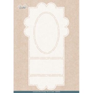 Card Deco Essentials Stencil - Lovely Lilacs Easel (28 x 14,5 cm) - CDEST024