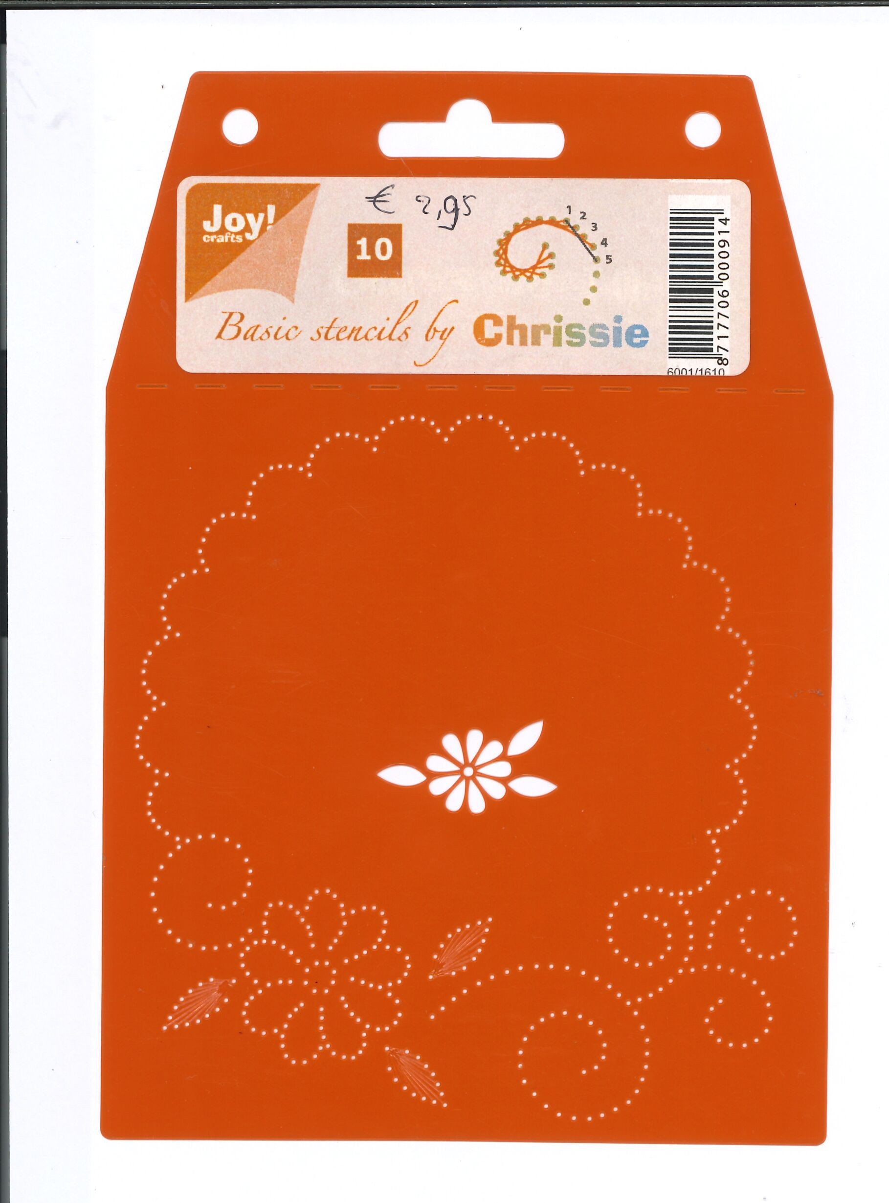 Snijmal - Joy! Crafts - Basic Stencils By Chrissie: 10 - 6001/1610