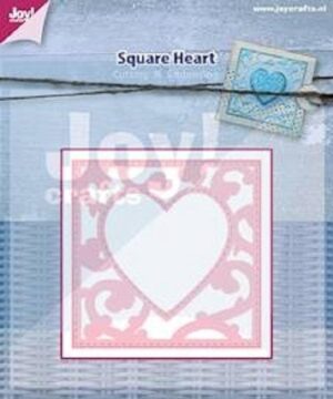 Snijmal - Joy! Crafts - Square Heart - 6002/0445