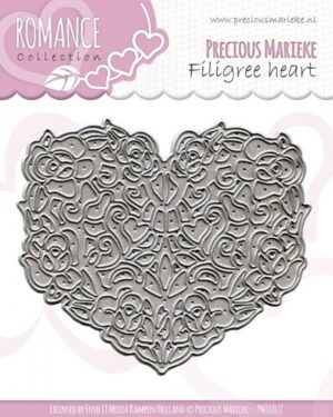 Snijmal - Precious Marieke - Romance Collection: Filigree Heart - PM10027