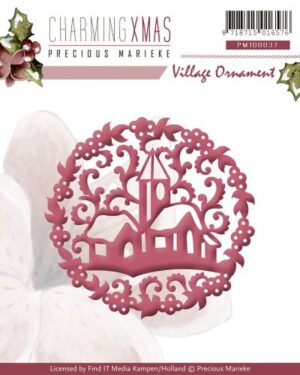Snijmal - Precious Marieke - Charming Xmas: Village Ornament - PM10037