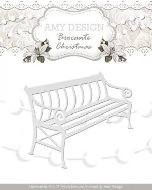 Snijmal - Amy Design - Brocante Christmas: Bench - ADD10035