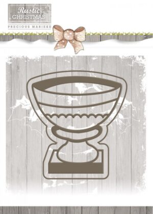 Snijmal - Precious Marieke - Rustic Christmas: Stone Vase - PM10041