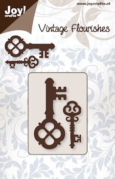 Snijmal - Joy! Crafts - Vintage Flourishes: Sleutels - 6003/0040