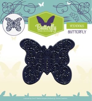 Snijmal - Yvonne Creations - Butterfly - YCD10065