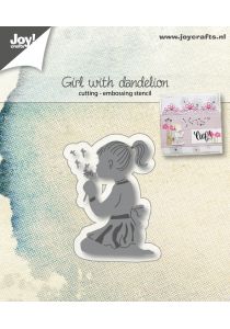 Snijmal - Joy! Crafts - Girl with Dandelion - 6002/1059