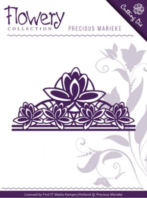 Snijmal - Precious Marieke - Flowery Collection: Fleur-de-lis Ornament - PM10062